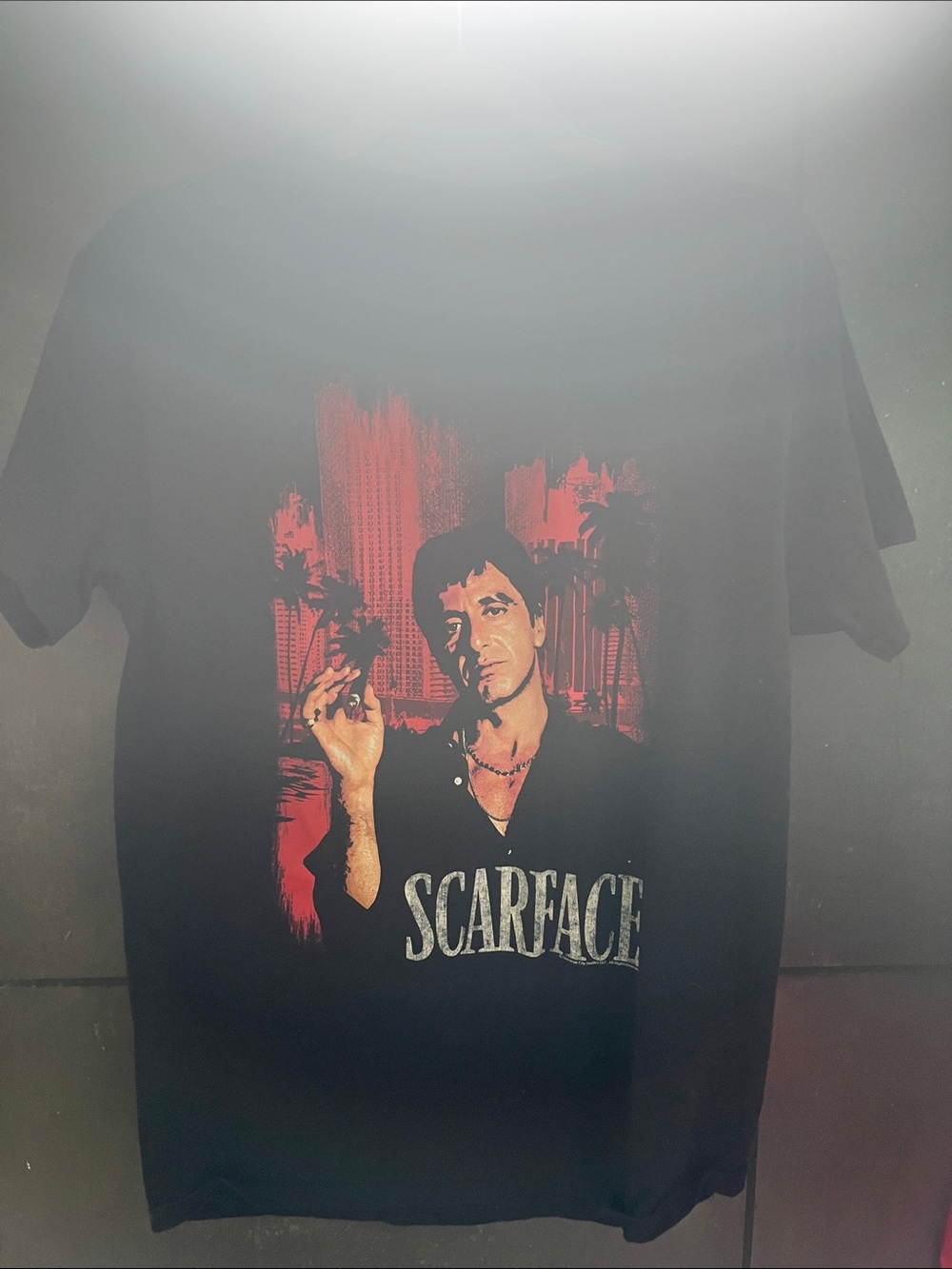 Scarface Graphic Tee - Black with Red Print